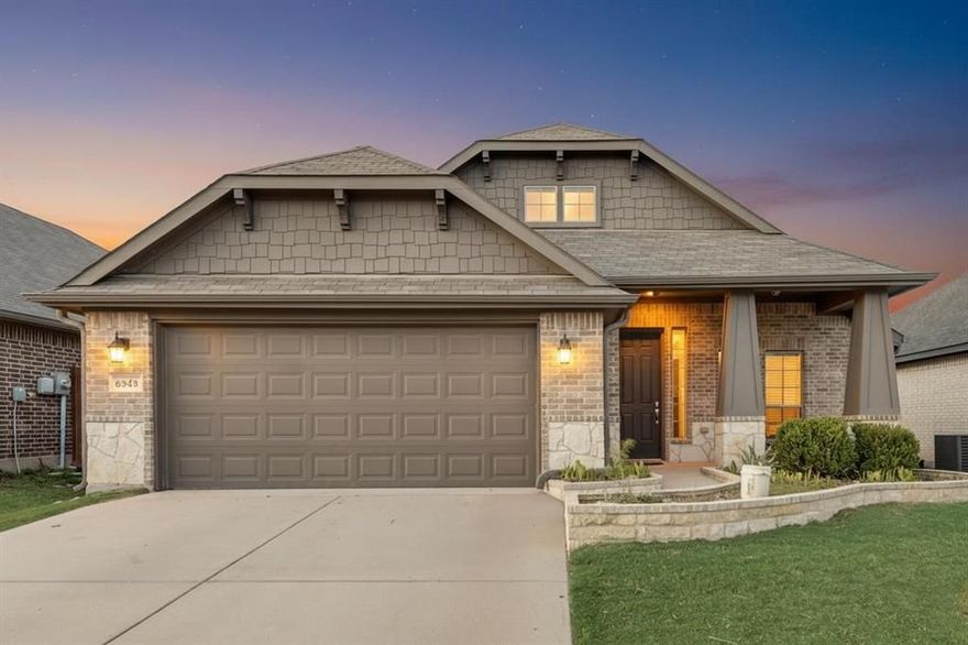 Welcome to this beautifully maintained single-story home nestled in a desirable Fort Worth neighborhood! Offering 2,015 sq ft of thoughtfully designed living space, this 3-bedroom, 2-bath residence blends comfort, functionality, and modern living.

Step inside to an open-concept layout featuring a spacious living area that flows seamlessly into the dining and kitchen spaces—perfect for both everyday living and entertaining. The kitchen offers ample cabinetry, generous counter space, and a layout designed for convenience and connection.

In addition to the main living areas, this home features a dedicated office—ideal for working from home—as well as a versatile flex space that can easily be used as a formal dining area, exercise room, media space, or additional lounge to fit your lifestyle. 741

The primary suite provides a relaxing retreat with a well-appointed en-suite bath, while the additional bedrooms offer flexibility for guests or family. An attached garage and private backyard complete the home, creating the ideal setting for outdoor enjoyment and gatherings.

Perfectly located just minutes from Eagle Mountain Lake and Lake Worth, this home is ideal for outdoor enthusiasts who enjoy boating, fishing, hiking, and lakeside living while still being close to city conveniences.

Situated in a well-established community with easy access to major highways, shopping, dining, and schools, this home offers both comfort and convenience.

A fantastic opportunity to own a move-in ready home in a growing area of Fort Worth—schedule your showing today!