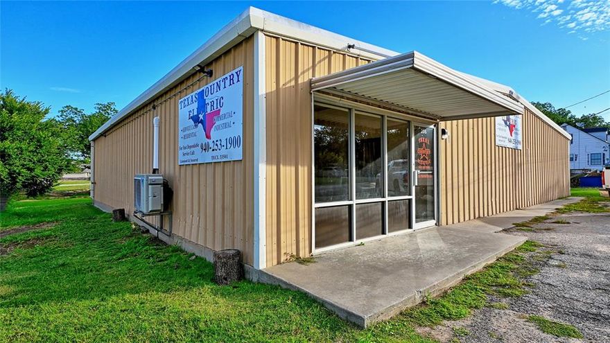 Unlock the potential of this outstanding 0.850-acre commercial property located within city limits w city utilities, perfect for businesses in construction, trade, or light industrial operations. The property features a 50x60 metal building with steel beam support, and a heavy-duty slab foundation. Improvements include electrical and lighting upgrades, as well as the addition of heating and cooling for all office and public spaces. The reception area, executive office, kitchen, bath and conference room have all been rearranged and remodeled featuring wall and ceiling treatments, granite counter tops, also stainless sink and appliances.  The warehouse was reconfigured and industrial cooling units repaired.  With direct access and excellent exposure along a main thoroughfare, this site offers outstanding visibility and accessibility for clients and vendors. Ample yard space provides room for expansion, parking, or material storage.  Zoned for commercial use, this property is ready to support your growing business with the infrastructure, space, and location to thrive.