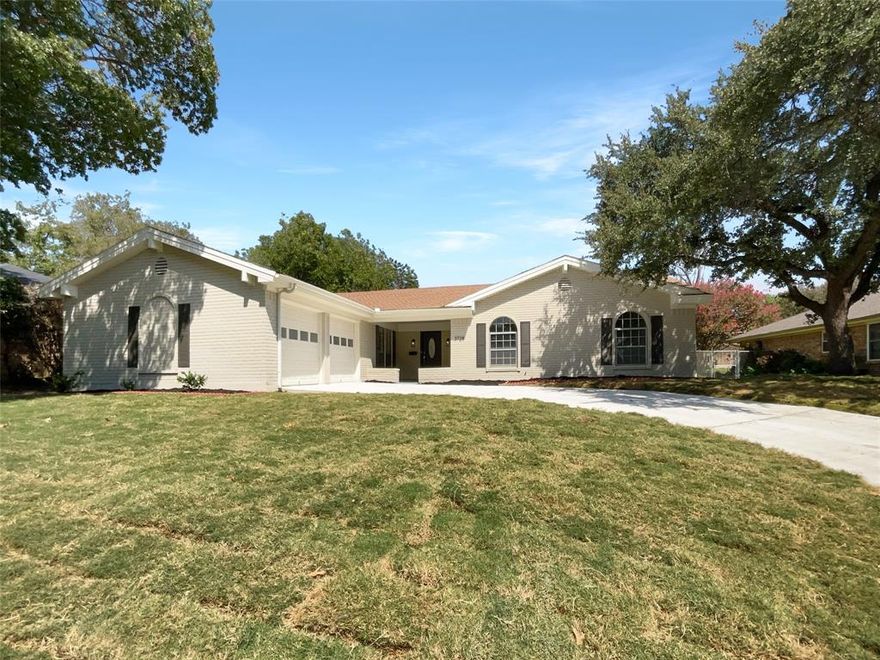 This exquisite home offers a natural color palette and fresh interior paint for a bright and inviting atmosphere. The living room is complete with a cozy fireplace and the kitchen features a nice backsplash. There are additional rooms for flexible living space. The primary bathroom has double sinks and good under sink storage. Step outside and enjoy the private in ground pool in the fenced in backyard, as well as the covered sitting area. You'll love the convenience of this home and the peacefulness of the backyard. Don't miss out on this amazing opportunity! This home has been virtually staged to illustrate its potential.