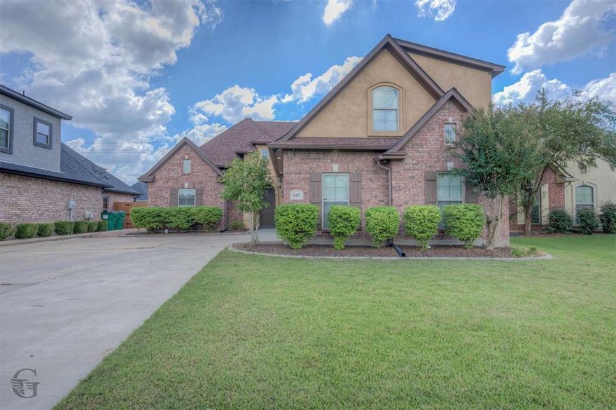 Welcome to this gorgeous 4-bedroom, 3-bathroom home located in the highly desirable gated subdivision of Cypress Bend. From the moment you arrive, you'll be impressed by the immaculate curb appeal and a pristine, manicured yard. Enjoy added convenience and functionality with an expanded driveway, epoxy-coated garage and patio floors, and a privacy fence—perfect for both everyday living and entertaining. The extended back patio is ideal for gatherings or relaxing outdoors. Inside, you’ll find a spacious open-concept layout featuring crown molding and antiqued cabinetry that adds timeless character. Downstairs offers three bedrooms with new carpet, including a private master suite with double vanity sinks, stall shower, and jet tub, walk-in closets and new carpet as well. 
Upstairs features an oversized fourth bedroom or media room, complete with double closets and its own full bathroom, a great retreat for guests or additional living space.
Recent Updates Include: New stucco (2020) ** New roof (2020) ** New downstairs HVAC system (2024)
This home checks all the boxes for comfort, style, and peace of mind. A fantastic opportunity that won’t last long—schedule your showing today!