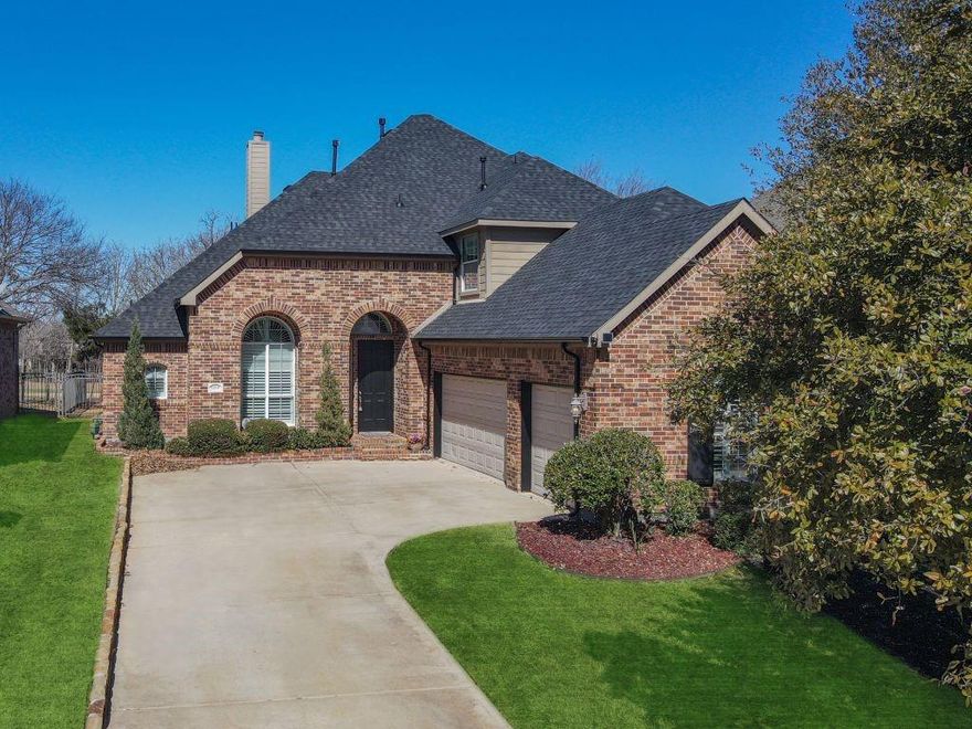 Nestled in the prestigious Heritage section of Lantana, this updated Highland home offers luxury and comfort. Premium GOLF COURSE LOT with both privacy and views. Step inside to be greeted by VAULTED CEILINGS, PLANTATION SHUTTERS, and extensive wood flooring. The gourmet island kitchen is a chef’s dream, featuring granite countertops, a GAS COOKTOP, 48-inch cabinetry, and a spacious walk-in pantry. OPEN CONCEPT family room. First-floor master retreat with a jetted tub. DEDICATED OFFICE. An expansive 14x20 covered FLAGSTONE PATIO. THREE CAR GARAGE. Recent updates include the roof, interior paint, carpets, all new kitchen appliances, and Bermuda sod.