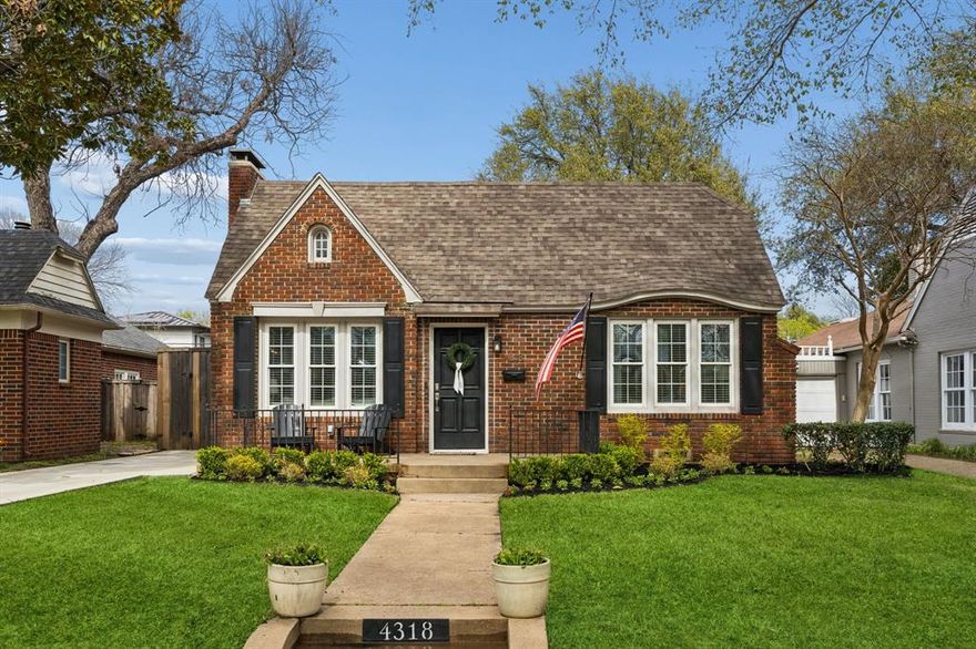 Charming and meticulously updated, this 2-bedroom, 2-bath Tudor in the heart of Perry Heights blends timeless architecture with modern functionality. A well-designed floorplan offers seamless flow between living, dining, and kitchen spaces, complemented by a dedicated office-flex space ideal for today’s lifestyle.
The home has been thoughtfully improved with both aesthetic and behind-the-walls upgrades, including updated plumbing, HVAC enhancements, and a fully renovated interior. The kitchen features premium appliances—including a Miele gas range and Viking refrigeration—paired with granite countertops and custom cabinetry.
The spacious primary suite is filled with natural light and offers a serene retreat, a spa-like en suite bath, and a walk-in closet, while both bathrooms feature Carrera marble vanities and elevated fixtures.
Outdoor living is equally impressive, with a newly redesigned backyard featuring a large patio, gravel seating area, and lush landscaping—perfect for entertaining or everyday enjoyment. A newly added concrete driveway, gated for privacy, enhances both function and curb appeal.
Additional highlights include smart home integration (Lutron lighting, Nest thermostat, Ring doorbell camera), surround sound wiring, and irrigation via RainMachine system.
Architectural plans for a future ~1,000 SF second-story addition convey, offering a rare opportunity to expand and add long-term value.