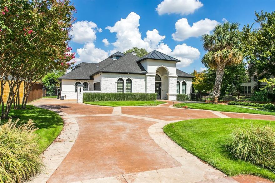 Come home to this gorgeous luxurious modern home on over a half acre with access to a private pond. Location, location, location. Enjoy a lifestyle of privacy, relaxation, & high end finishes. Superbly designed to maximize your privacy with 4 split wings. Master Retreat; Secondary Bedrooms; Nanny, Teen or M-I-L Suite with kitchenette; upstairs Entertainment Zone w large bedroom, bath & exercise room. Pond, lush landscaping, & salt water pool add to resort like feel. Built with ultimate entertaining in mind. Soaring ceilings & fireplace complete the impressive architectural details. Kitchen has gas range, 2 warming drawers, dual Asko dishwashers, double ovens, storage galore, & built in coffee premium station. Wet bar, wine chiller & butler's pantry. Master suite w built-in aquarium in master, and fully equipped workout room. Tankless water heaters, Plantation shutters, smart wiring, & sound system. This property is a must see!