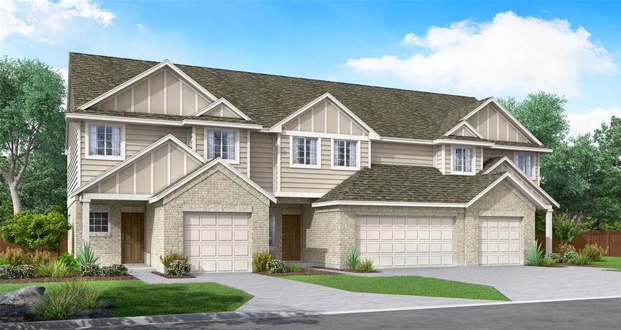 MLS# 20479528 - Built by Pacesetter Homes - Ready Now! ~ Absolutely stunning new townhome in the heart of Wylie! This gorgeous home has 3 bedrooms, 2.5 bathrooms with an open concept design. The spacious first floor includes a large open family and kitchen area with stainless steel appliances, granite countertop, and a large kitchen island. Both laundry and powder bath are located downstairs! The upstairs, oversized owners retreat has multiple large windows to flood your room with natural light! The owners bathroom has a large walk-in shower and full sized walk-in closet! Directly down the hall is where the other 2 bedrooms and 2nd bath are located. Come by and see us today!!