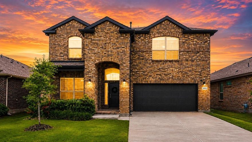 Beautifully upgraded north-facing home built in 2023, located in the highly sought-after Trails of Elizabeth Creek community in Justin, TX. Thoughtfully designed with Vasthu principles in mind, this spacious home offers 4 bedrooms, 3.5 baths, a dedicated office, and 2 living areas, providing both comfort and functionality. The office features upgraded French doors and hardwood flooring, while the open-concept layout includes a spacious kitchen and a luxurious primary suite with a walk-in shower and separate tub.
Additional upgrades include a whole-house water softener and RO system, epoxy-coated garage floor, custom shelving, full rain gutters, and a professionally installed French drain system. Enjoy a large backyard, perfect for entertaining and outdoor living. Conveniently located just 0.2 miles from Hatfield Elementary, 4 miles from Tanger Outlets, and with easy access to Hwy 114. Community amenities include a resort-style pool, clubhouse, and three children’s parks. 
Ideal for homeowners or investors, this property is currently occupied by well-qualified tenants, offering immediate value and flexibility. A property like this is not to be missed.