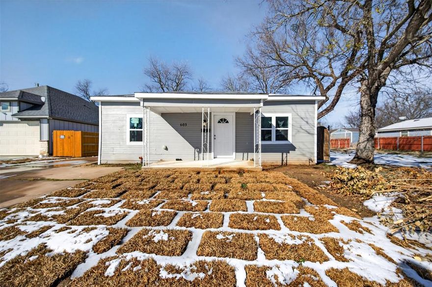 Welcome to this beautifully rehabilitated 3-bedroom, 2-bath home offering modern comfort and timeless appeal. Durable luxury vinyl plank flooring flows throughout the living spaces, complemented by stylish tile in both bathrooms. Perfect as a starter home, this property combines thoughtful updates with everyday functionality and is conveniently located within the desirable Cleburne ISD. Move-in ready and designed for easy living, this home is a wonderful opportunity to make your own.