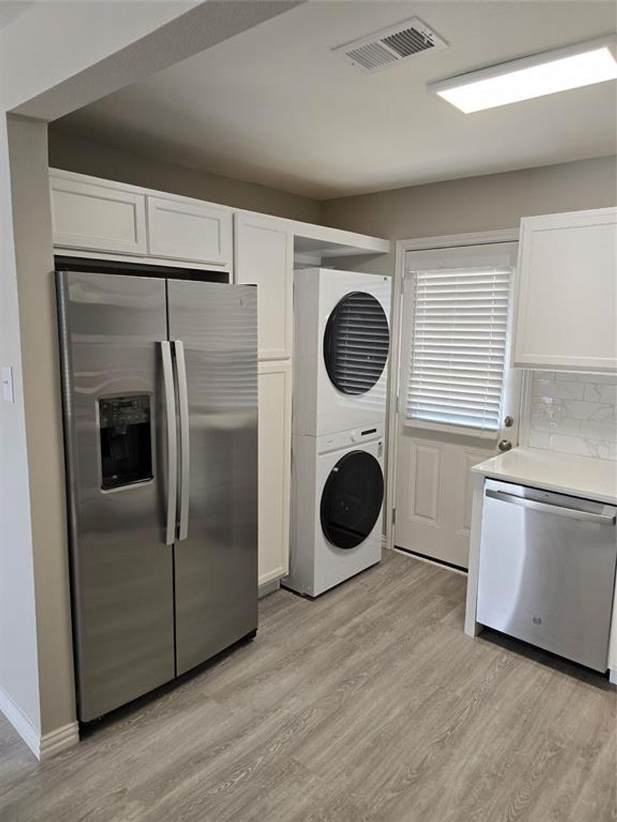 Just 10 minutes south of Downtown Fort Worth and 5 miles from TCU, this fully updated Duplex offers two 2-bedroom, 1-bath income units totaling nearly 1,400 sq. ft. One side is currently leased through August 2026, providing immediate rental income, while the other side is vacant and ready for a new tenant or owner-occupant.

Renovations completed in 2024–2025 include updated plumbing, lighting, cabinets, hardware, fixtures, quartz countertops, and brand-new tubs, windows, HVAC systems, water heaters, thermostats, and outlets. Each unit features stylish flooring throughout with no carpet, a new roof with 50-year architectural shingles, fresh sod, and new fencing. Both sides include a refrigerator, washer, and dryer, with stainless steel appliances installed in 2025.

Backing up to open fields in a quiet neighborhood, this property is also just minutes from La Gran Plaza de Fort Worth, with schools and parks within walking distance. With one unit already secured under lease and the other ready to occupy, this is an ideal opportunity for investors looking for a rare, turnkey income property.