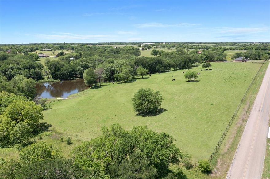 Excellent opportunity to own land with a pond in Celina! Don’t miss this rare chance to own a 2.2-acre lot in a prime location just minutes from downtown Celina with easy access to Custer Road, Preston Road and the Tollway. This beautiful property features a serene pond and mature trees at the back of the lot, offering the perfect blend of nature and privacy. Build your custom dream home with no HOA restrictions and enjoy the freedom of living outside city limits—no city taxes! Located within the highly acclaimed Celina ISD, this property combines peace, privacy, and accessibility. Must build with Melton Custom Homes per the deed restrictions. Buyer has two years to start construction. This lot offers tremendous potential in one of North Texas’s fastest-growing areas.