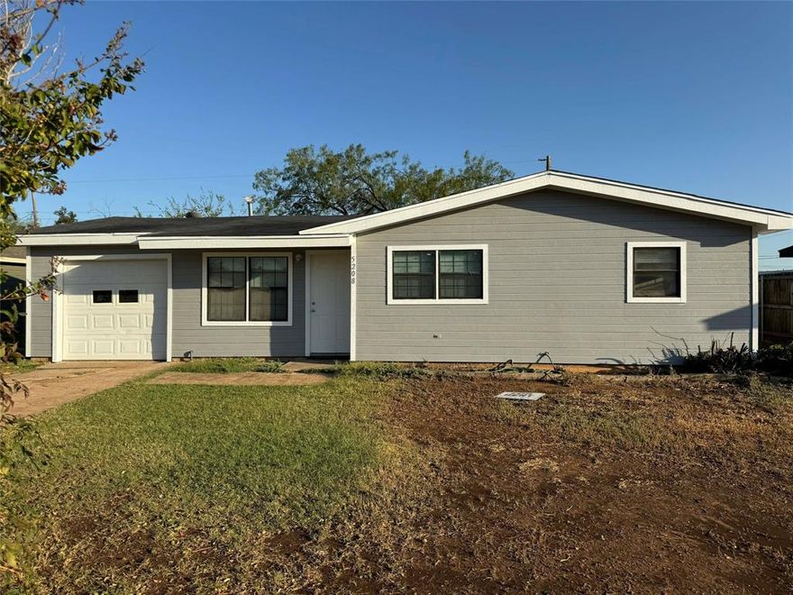 Nice affordable home with easy highway access in all directions . New siding, large backyard, and spacious master bedroom. Property is in process of a post tenant make ready, please disregard any debris as we complete the clean out. Sq foot is approx as Taylor cad has it incorrect. please verify all measurements.