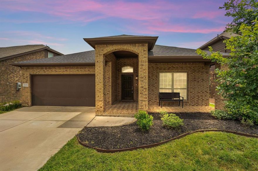 Come and see this traditional one story brick home!!!  Full sprinkler system & covered front porch.  Feel the warmth and coziness as you enter and catch a view of the office or fourth Bedroom just off the foyer. Transitioning pass the foyer the home displays an open floor plan with a ceiling fan. This exceptionally large living area features a beautiful wood burning fireplace incased in an amazing stone border.  The family room is open to the kitchen area that contains a skylight, Island and Breakfast bar.  Perfect for family gatherings and entertaining.  As you have your morning coffee enjoy a subtle view of the covered back patio and yard. Fresh paint and neutral colors throughout provide the finishing touch. The large windows and skylight in the kitchen emits the perfect natural light. Tile is throughout the foyer, halls, kitchen, baths & laundry areas. All this is located in the highly desired North West ISD