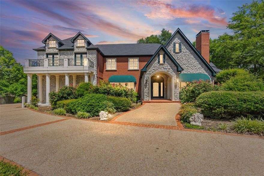 Welcome to 1 Creekside Drive in Greenville, TX—a private estate that redefines luxury living. Nestled on over 5.4 acres in an exclusive gated community, this impressive residence offers 5 bedrooms, 4.5 bathrooms, and over 5,000 square feet of thoughtfully crafted living space designed for both relaxation and grand-scale entertaining. From the moment you arrive, the circular drive and mature landscaping create a stately first impression. Step inside to discover soaring ceilings with a grand staircase and Italian marble floors, custom built-ins, and stunning decorative lighting throughout. The main living areas are warm and inviting, featuring three fireplaces, an intercom system, and elegant finishes that flow seamlessly from room to room. The chef’s kitchen is loaded with cabinetry and workspace, perfect for hosting or everyday cooking. Retreat to the luxurious primary suite, which boasts a private sauna, an abundance of space, and a secure safe room for added peace of mind. Upstairs, the home continues to impress with spacious secondary bedrooms, additional living spaces, and unique touches like a laundry chute and a residential elevator that offers effortless access to all levels. Designed for year-round enjoyment, this home includes an indoor pool with a dedicated sitting area—ideal for entertaining no matter the season. Step outside to enjoy tranquil views of your own private pond, all while surrounded by nature and the serenity of a well-maintained acreage estate. Additional features include a 3-car garage, ample storage throughout, and an ideal location just minutes from L3 Harris, shopping, dining, and downtown Greenville. Whether you're hosting guests or seeking a private retreat, 1 Creekside Drive offers unparalleled amenities and timeless elegance. Don't miss the opportunity to own one of the area's most distinctive homes.