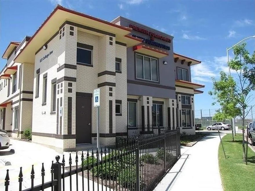 Premier office space perfectly positioned to serve the thriving Fort Worth community, with unparalleled convenience just minutes from downtown and the central medical district. This meticulously designed suite boasts an intuitive workflow, beginning with a dedicated patient intake area that leads to four generously sized treatment rooms, ideal for any needs. Enhance your operational efficiency with an oversized supply closet, a private administration wing for your office staff, and a comfortable staff lounge. The practice is further complemented by three well-appointed bathrooms and a welcoming common area for patients. With seamless access to major highways and a dedicated, ample parking area, this offering combines superior functionality with an exceptional location.