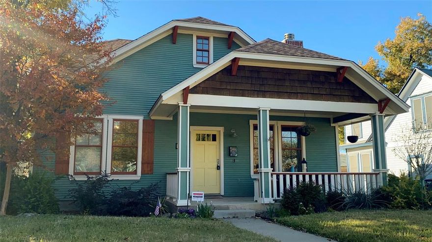 Newer construction Craftsman in the Historical Fairmount District! Walk to all of your favorite restaurants and shopping and enjoy the vibrant community and all that it has to offer. This property has been updated and has a ton of upgrades, with keeping the charm you would expect, including a gourmet kitchen. You will enjoy the 2 car garage that has a separate rear alley entrance and private backyard, not to mention the covered porch and rock patio accessible from the primary bedroom double doors...truly your own private oasis! Hardwoods, updated lighting, Flat screen and surround system wiring, Bose speakers, gas fireplace with gas logs, professional landscaping, sprinkler system, tank less hot water heater, energy efficient windows and HVAC are just a few of the perks you'll enjoy in this home. Split bedrooms with the primary bedroom downstairs and the other bedrooms upstairs, downstairs bonus room is perfect for an office but suitable for various functions.