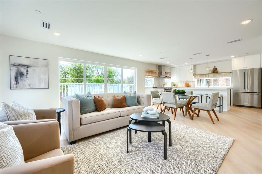 Introducing 5705 Live Oak—a boutique collection of four thoughtfully designed new construction condos just steps from Greenville Avenue, Trader Joe’s, and the Swiss Avenue Historic District. Each residence offers 2 bedrooms, 2.5 bathrooms, an open-concept main floor, a private rooftop terrace with sweeping views of the Dallas skyline and a private enclosed yard.

At 1,483 square feet, these homes feature well-appointed interiors with a focus on clean lines, natural light, and functional flow. The main living level includes a spacious kitchen and living area with Juliet balconies that bring the outdoors in. On the third level, two bedrooms each include their own en-suite bathroom. The unit's two car garage has a charging plug for your electric vehicle, epoxy floors, quiet opener, and an insulated garage door, 

Located on one of the few remaining infill lots on the east side of Henderson Avenue, this address places you just blocks from top restaurants, coffee shops, and retail—and less than 3 miles from Downtown Dallas, Baylor Medical Center, and White Rock Lake. 

There are four units available in the building. Ask agent for details on availability. Unit D is at the front of the property and features the best views of the Downtown Dallas skyline.

All information provided is deemed reliable but not guaranteed and should be independently verified by buyer. Monthly HOA dues are estimated. Measurements of rooms are approximate. Builder reserves the right to make changes to selections, specifications, or details without notice.