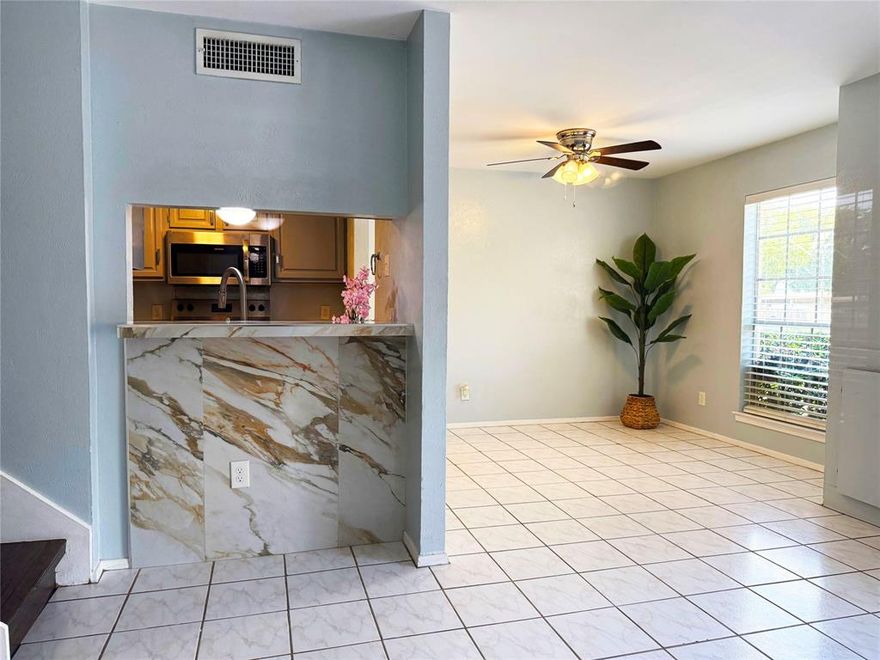 Welcome to this delightful and inviting condominium tucked away in a wonderfully maintained subdivision where pride of ownership shines at every corner. With its highly desirable location, you’ll enjoy quick and effortless access to an abundance of shopping destinations, vibrant dining options, excellent schools, serene parks, and all the city’s most exciting attractions. This beautifully appointed 2-bedroom, 1.5-bathroom condo is an ideal choice for a first-time buyer ready to build equity, a couple starting their family in a cozy yet practical space, or anyone who values being at the very center of convenience and lifestyle. Inside, you’ll be greeted by a bright, open, and functional layout that makes everyday living a joy. Natural light pours into the living areas, creating an airy and uplifting feel, while each room is designed to maximize both comfort and usability. The main bathroom has been thoughtfully refreshed with modern upgrades, stylish cabinetry, and tasteful finishes that bring a touch of elegance to your daily routine. Beyond the walls of this residence, you’ll find yourself embraced by a community that offers more than just a place to live—it provides a lifestyle. From friendly neighbors and beautifully kept surroundings to the ease of having everything close at hand, this condominium is more than a home—it’s a wonderful step into a life of convenience, comfort, and everyday enjoyment.