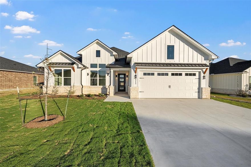 Welcome to your brand-new 4-bedroom, 3-bath home featuring modern design, quality craftsmanship, and all the amenities you could ask for. Enjoy a spacious open floor plan with an electric fireplace, a beautiful kitchen with granite countertops and a large pantry, and a luxurious primary suite. Outside, you’ll love the fully fenced, newly landscaped yard—perfect for relaxing or entertaining—as well as the convenience of a two-car garage. Located in a great neighborhood with top-rated schools and close to the interstate, shopping, and restaurants, this home truly offers the best of comfort, style, and location. Move-in ready and waiting for you!