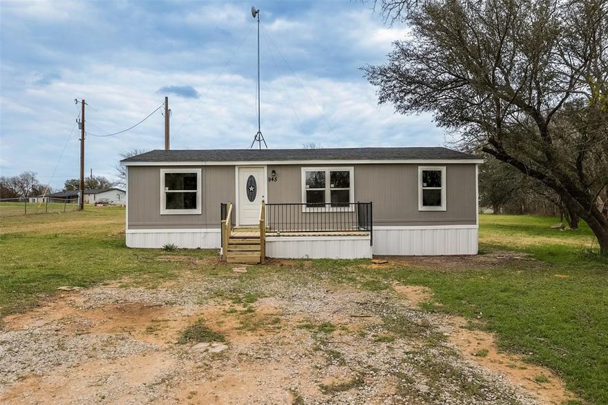 Move-in Ready Describes This 3 Bedroom, 2 Bath Home on 1.190 acres in Azle. Open Floor Plan with Large Living Room and Kitchen Featuring New Cabinets, Quartz Countertops and New Electric Range. Spacious Primary Bedroom with Walk-in Closet and Ensuite Bath. Extra Bedrooms are Generously Sized. Plenty of Room in the Backyard to Play or Entertain. Additional Features Include New Roof, Skirting, Decks, Fresh Exterior and Interior Paint, New Flooring Throughout and Updated Bathrooms. Come See This One Today!