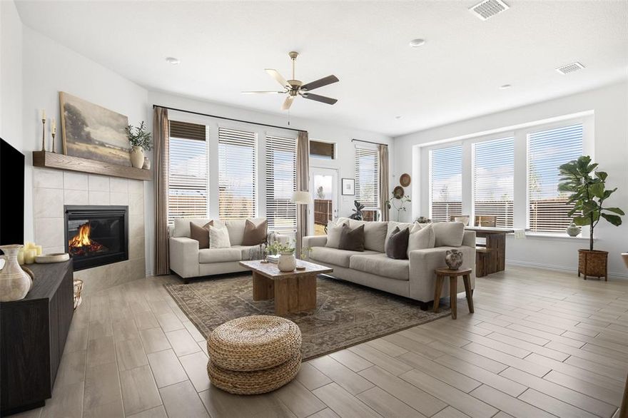 Beautifully maintained one-story, 4-bedroom, 3-bath home with a bonus room (currently being used as a playroom) in Preserve at Honey Creek, offering open-concept living, abundant natural light, and a functional layout on an oversized lot with a large backyard.  The light-filled open floor plan seamlessly connects the living room, dining area, and modern kitchen, ideal for entertaining and everyday living. A split-bedroom layout provides privacy, with one secondary bedroom featuring an ensuite bath, perfect for guests or an older teen. The primary suite and remaining bedrooms offer comfort and flexibility, while the office serves as a home workspace or study.  Step outside to a pool-sized backyard ready for fun, complete with an existing swing set and pergola for relaxing or hosting. This move-in ready, previously owned one-story home stands out from new builds by offering built-in upgrades, no construction delays, and a larger, functional lot, delivering immediate livability and strong value per square foot.  Located in a smaller, welcoming community, Preserve at Honey Creek gives you the chance to get to know your neighbors while still enjoying privacy and space. With NO MUD tax and convenient access to top-rated McKinney ISD schools, parks, shopping, dining, and major highways, you get all the amenities of McKinney living, without the premium price of larger master-planned neighborhoods.  Don’t miss your chance to own this spacious, light-filled one-story home in a close-knit McKinney community, schedule a showing today and see all it has to offer!