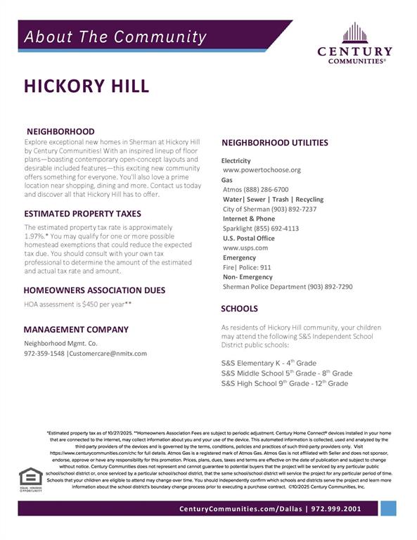 Hickory Hill - Residential