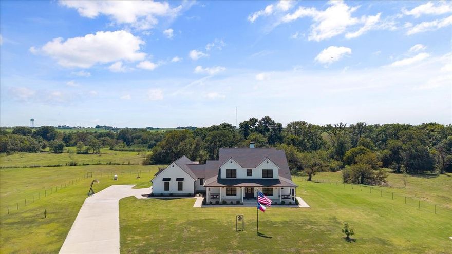 This breathtaking land features a pond & creek running through the back portion of the property with a picturesque drivable bridge that leads you to a storybook backdrop of gorgeous land with mature and well maintained trees. The home was thoughtfully designed for living well including a home generator, roof replaced in 2024, beautiful pool & spa, state of the art steam shower, high end finishes throughout & storage galore! The home features a full voice & podcast studio with a separate entrance as well! The property is cross fenced, features a barn with 8 horse stalls, tack room, washroom plus a full apartment! No detail was overlooked on this property, don't miss the chance to make this one yours!