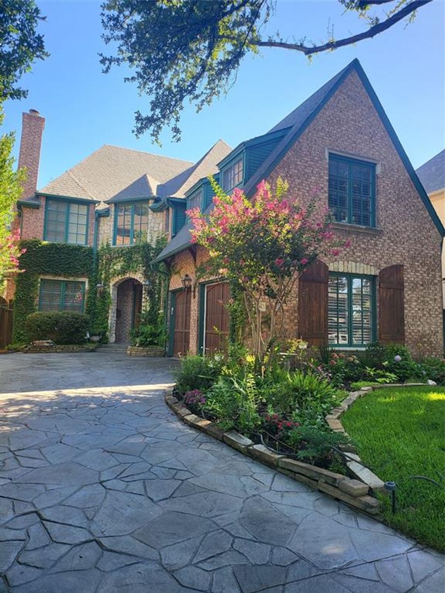 Elegant University Park Home is ready for you to enjoy! This 4-4-2 home has space for family and so much curb appeal!  Large walk-in closets (with room for 3 rows of clothing) and ample storage throughout to stay organized, gourmet kitchen with large granite island, built-in appliances (almost new refrigerator and microwave), lots of windows make the home light and bright, custom cabinetry throughout, and plantation shutters give it an elegant feel.  Just when you need to cool off from the heat or after a long day of work, unwind in the sparkling saltwater pool and spa surrounded within the lush landscape of this private oasis.  Utilize the outdoor living space for entertaining or just enjoying some quiet time. Inviting home in a wonderful area, friendly neighbors, and convenient to highways and nearby shopping and attractions.  All located in desirable Highland Park ISD!  This one won't last long!!