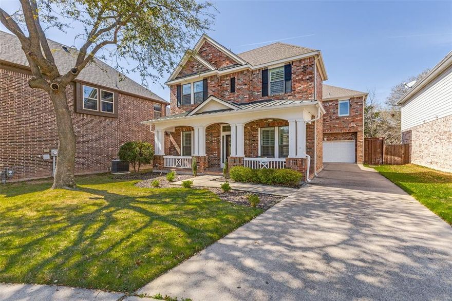 Tucked within a gated community just 10 minutes from downtown Dallas, this property offers a rare nature-filled retreat along White Rock Creek. The setting feels like a private oasis, with the lot extending into a tree-lined creek and greenbelt that creates a sense of privacy and calm rarely found this close to the city.

Inside, the updated kitchen is filled with natural light and features abundant cabinetry, a central island with cooktop, Avanza quartz countertops, and a subway tile backsplash. The space flows seamlessly for both everyday living and entertaining.

Upstairs, a private balcony showcases treetop views year-round and striking downtown Dallas skyline views in the fall and winter; an ideal setting for morning coffee or evening unwinding.

The expansive stamped concrete patio extends the living space outdoors and is perfectly positioned for hosting, with elevated views overlooking the creek and surrounding greenery.

Additional highlights include plantation shutters, new attic insulation, a new insulated Welborn garage door, and fresh interior paint.

A unique blend of nature, privacy, and proximity to downtown; this is a rare opportunity in Dallas.