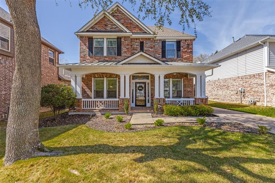 Tucked within a gated community just 10 minutes from downtown Dallas, this property offers a rare nature-filled retreat along White Rock Creek. The setting feels like a private oasis, with the lot extending into a tree-lined creek and greenbelt that creates a sense of privacy and calm rarely found this close to the city.

Inside, the updated kitchen is filled with natural light and features abundant cabinetry, a central island with cooktop, Avanza quartz countertops, and a subway tile backsplash. The space flows seamlessly for both everyday living and entertaining.

Upstairs, a private balcony showcases treetop views year-round and striking downtown Dallas skyline views in the fall and winter; an ideal setting for morning coffee or evening unwinding.

The expansive stamped concrete patio extends the living space outdoors and is perfectly positioned for hosting, with elevated views overlooking the creek and surrounding greenery.

Additional highlights include plantation shutters, new attic insulation, a new insulated Welborn garage door, and fresh interior paint.

A unique blend of nature, privacy, and proximity to downtown; this is a rare opportunity in Dallas.