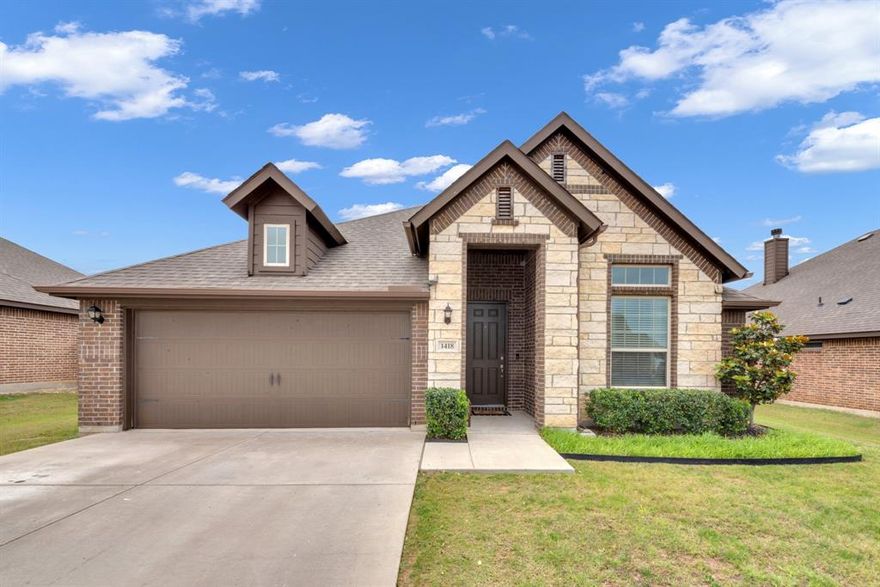Welcome home to this 3 bedroom, 2 bath home with a 2 car garage and dedicated office blends comfort, function, and style. Set on a quiet street, it offers both privacy and a welcoming neighborhood feel.

Step inside to an open-concept floor plan that connects the kitchen, dining, and living areas into one bright, cohesive space ideal for both everyday living and entertaining. Large windows bring in natural light, and the main gathering area often centers around a cozy fireplace or a stylish media wall.

The kitchen serves as the heart of the home, typically featuring a generous island with seating, ample cabinetry, and modern finishes that make cooking and conversation effortless.

The primary suite includes a spacious bedroom, a private bath with dual sinks and walk-in shower or soaking tub, and a walk-in closet. Two additional bedrooms share a well appointed second bath, offering flexibility for guests, family, or hobbies.

The dedicated office set slightly apart from the main living area provides a peaceful space for remote work, study, or creative projects, adding true modern day practicality.

Outside, you’ll likely find a covered patio or landscaped yard, perfect for relaxing or entertaining, while the attached two-car garage provides convenient storage and parking.

Altogether, this home combines open living, thoughtful layout, and quiet surroundings designed for both productivity and relaxation.