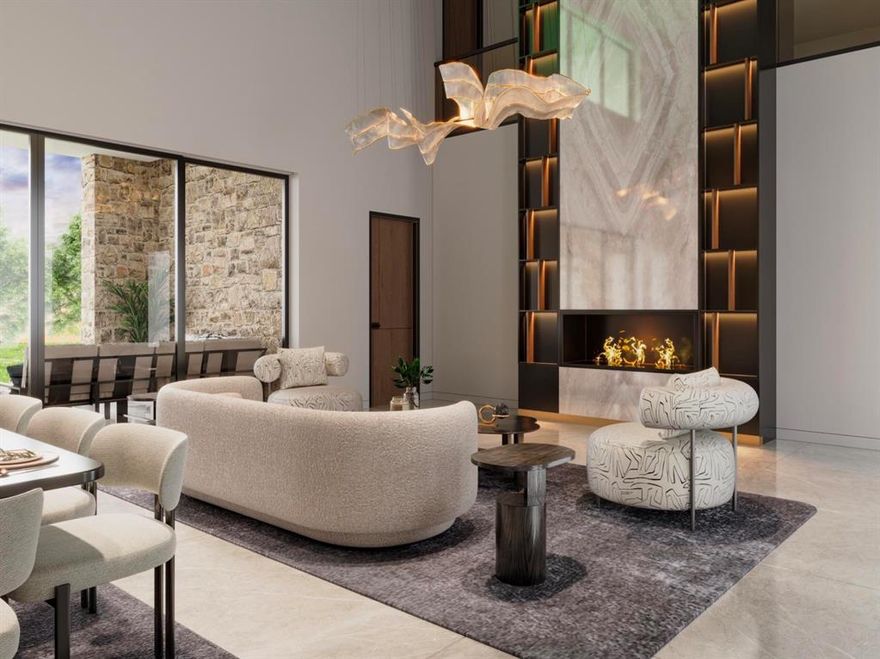 Experience refined luxury in this stunning two story home located in the highly sought after Westlake Entrada community. Brought to you by Manda Developers & Builders, this four bedroom, four and two half baths residence with a dedicated study combines timeless architecture with sophisticated modern design, offering a lifestyle of comfort and elegance. Inside, every detail has been carefully selected from the Sub Zero and Wolf appliances to the designer lighting and premium plumbing fixtures that add beauty and function throughout the home. All countertops throughout the residence are crafted from elegant quartz or porcelain slabs, complementing the high end finishes showcased in every space. From the chef’s kitchen to the custom closets, this home reflects true quality and craftsmanship. An additional prep kitchen just off the primary provides convenience and flexibility for entertaining. The open concept floor plan features soaring floor to ceiling windows that fill the living spaces with natural light and create a seamless connection between the indoors and outdoors, perfect for both everyday living and entertaining. Each bedroom includes a private ensuite, and the primary suite provides a peaceful retreat with spa inspired finishes and a spacious custom closet. The study offers a quiet and refined workspace, ideal for remote work or reading. Every corner of this home reveals thoughtful design and elevated materials chosen to stand the test of time, including encapsulated foam insulation in the attic and a high efficiency Mitsubishi HVAC system. Ideally situated near DFW International Airport and within the award winning Carroll Independent School District, this property also offers access to the well regarded Westlake Academy. Set within one of Westlake’s most exclusive European inspired communities, residents enjoy the charm of Entrada’s walkable plazas, scenic canals, and boutique amenities. Construction is scheduled for completion by Spring of 2026.