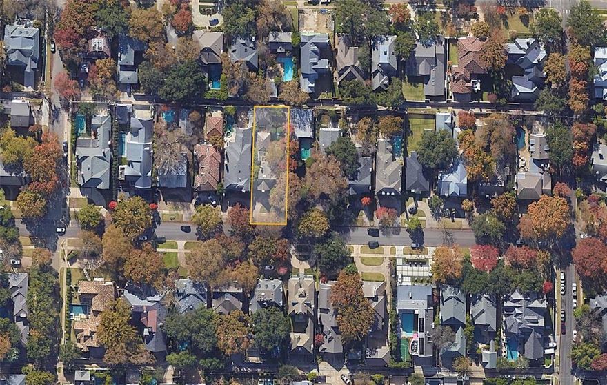 Prime location in the heart of University Park. Large 60x175 lot provides plenty of possibilities to build an absolute dream house, with access to the best of what Dallas has to offer: a strong sense of community, beautiful parks, great schools, and an easy jaunt to some of the best dining and retail in the city. The home itself has lots of traditional charm, high ceilings, and an easy, functional floor plan, but would require updating. Outdoor living and pool area hold real potential as an at-home oasis. With a little imagination this classic beauty could be something truly special. Property is being sold As Is.