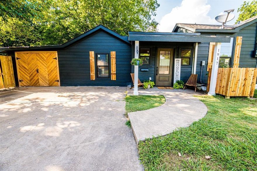 Fully renovated CASH FLOWING beauty less than a mile from Austin College! Currently leased for $2275 per month! 10 months left on current lease. Roof replaced in May 2022. All new HVAC from May 2022 with parts & labor warranty. New electrical panel. Durable LVP flooring thru-out. The kitchen features Carrara Quartz countertops, a black quartzite sink, and a Samsung black SS refrigerator that conveys with the sale. The eye catching dry bar w brushed gold hardware takes this house to the next level! LG Studio washer and dryer convey. 248 sq ft brick storage building and storm shelter in the backyard are added bonuses. 2 car driveway and 1 car garage with cedar chevron design adds that WOW factor. Ideally located within walking distance to Sherman Middle School and 5 min from downtown Sherman. New Texas Instruments semiconductor chip factory slated to open in 2025 will keep this property occupied. Utilize a DSCR loan with this tenant-occupied property. This is a WIN-WIN for any investor!