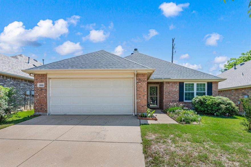 Welcome home to this charming 3-bedroom, 2-bath brick beauty nestled in the established Vista Meadows subdivision of Fort Worth! This well-maintained single-family home offers 1,645 square feet of comfortable living space, perfect for buyers seeking low-maintenance living without sacrificing style or comfort. Inside, you’ll find numerous updates throughout including new flooring, updated windows, remodeled primary bath shower and tub, updated bathroom faucets, and fresh trim details that add a modern touch. The spacious layout offers inviting living and dining spaces ideal for both relaxing and entertaining. Major system updates provide peace of mind with a replaced HVAC system, newer water heater, updated sewer line connection, and a new roof installed in late 2025. Step outside to enjoy the extended patio, pergola, and expanded fencing, creating the perfect outdoor retreat for gatherings or quiet evenings at home. Conveniently located just minutes from premier shopping, dining, and entertainment, this move-in ready home combines comfort, convenience, and value in one fantastic package!