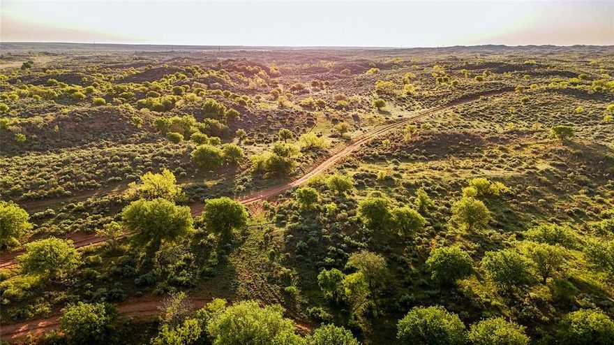 The Sandhill Ranch, located outside of Estelline, TX, covers 6,895 acres and features 4.5 miles of river frontage along the Prairie Dog Town Fork of the Red River. This place is truly a sportsman's paradise offering some of the best free range hunting for trophy mule deer, whitetail, quail, turkey, dove, and hogs. The terrain is perfect for horseback riding and off roading, and it comes with a lodge that sleeps 29 people, plus a 3 bedroom, 2 bath foreman's house. The terrain shifts dramatically across the property. You’ll find some open sand dunes on the northwest side of the ranch near the river, but most of the ranch you will find hills that are covered in native grasses and good forage, ideal for both wildlife and cattle. The river flats and riverbed add another level of diversity that really makes this ranch stand out. The ranch is set up to handle major cattle, farming, and commercial hunting operations without missing a beat. Located 200 miles from the DFW Metroplex and 100 miles from Amarillo. 20 minutes away is the Childress Municipal Airport with a 5,949 ft runway. Sitting on top of the Seymour Aquifer, the ranch has 17 working water wells plus numerous surface tanks. The fencing is in great shape 19 miles of perimeter fence and over 16 miles of cross fencing. There's also a 2.5 mile cattle alley running from the headquarters to working pens in the bottom pasture.  The foreman’s or guest house has been recently remodeled and includes 3 bedrooms, 2 baths, and 2 living areas. A 7,600 SF workshop and barn comes with an office, 2 full bathrooms, tons of corrals and working pens, and a hydraulic chute. There’s even a dedicated dog kennel area with 9 covered runs, all plumbed with water. Additional outbuildings include an 8,000 SF hay barn and a 1,800 SF equipment shed. The ranch is loaded with strategically placed hunting blinds, corn and protein deer feeders, quail feeders, and turkey feeders to support incredible hunting year-round.