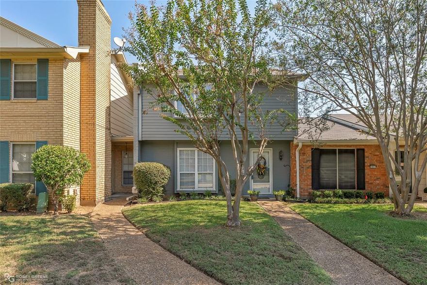 Motivated Seller....Great location close to shopping, restaurants, schools and hospitals.  The open floor plan will be well enjoyed by all-living , dining and kitchen with Corian counters and eating bar. Great storage throughout, AC 2022, roof 2013, balcony, private patio and two-car carport. Village Green HOA includes pool, tennis court, lawn, pest preventative spraying interior and exterior, water, trash, sewer, scheduled painting and power washing. BONUS appliances included are refrigerator, washer and dryer.