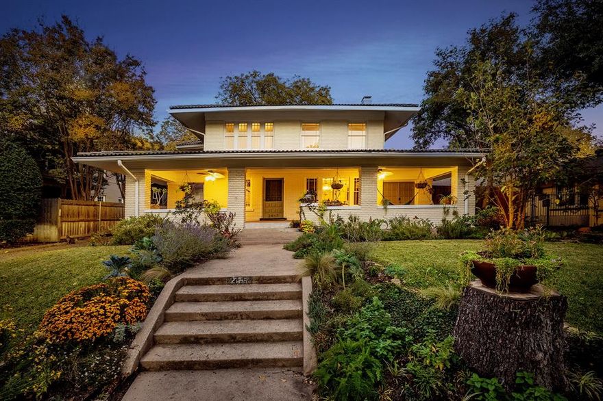 Nestled in the heart of the distinguished Historic Ryan Place neighborhood, known for its wide, tree-lined streets and magnificent homes with expansive covered porches, 2417 5th Ave presents a flawless blend of historic elegance and modern gracious living.
This gorgeous residence is perfectly poised for memorable occasions, featuring spacious living and dining rooms ideal for holiday entertaining. The pictures can hardly do it justice. The chef-designed kitchen and its adjacent breakfast nook offer a warm space for casual dining or for friends to enjoy a glass of wine while socializing with the cook. The cleverly combined panty and utility room is just off of the kitchen. 
The property boasts a gated driveway leading to a carport and a private guest house. The surprisingly generous yard is a true oasis, accommodating space for the pool, the guest house, a storage shed, and a large grassy area.
Upstairs, a grand double switchback staircase ascends to a lovely landing. This level features three large bedrooms and a wonderful sunroom—accessed through the primary bathroom which could be a sophisticated dressing room for the primary suite. Both of the upstairs bathrooms have been tastefully remodeled with large walk in showers.