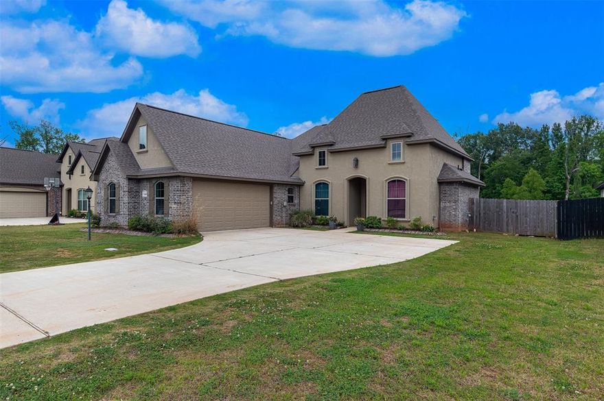 New Listing in Dogwood South! Built in 2022, this beautiful 3-bedroom, 2-bath home offers nearly 1,800 sq ft of well-designed living space in a quiet area with no rear neighbors. Enjoy an open floor plan with tall ceilings, stainless steel appliances, and a gas range—perfect for both everyday living and entertaining. The remote master suite provides privacy, while the built-in desk area creates a convenient, space-saving home office. Step outside to a fully fenced backyard, ideal for relaxing or hosting. Complete with a 2-car garage, this move-in ready home has everything you’ve been looking for!