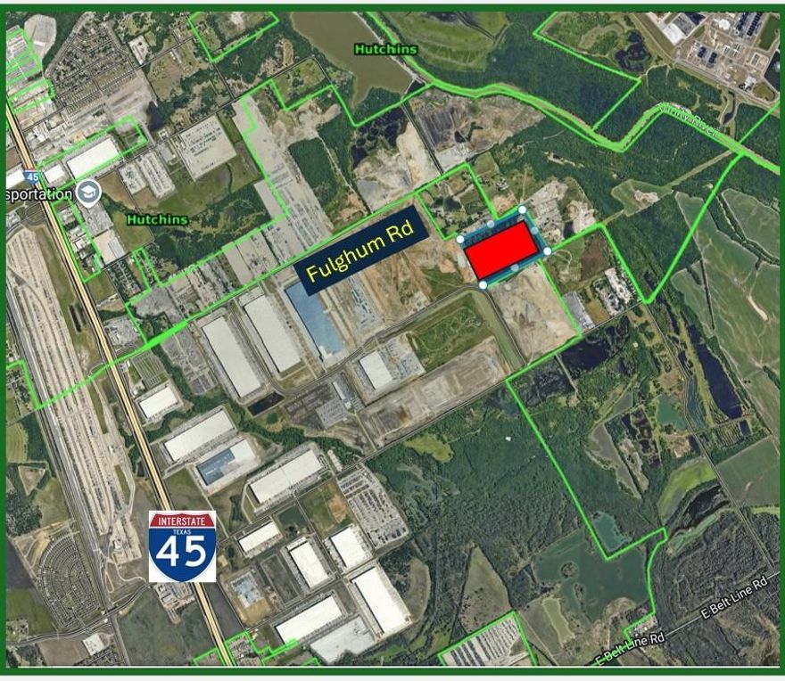 Ready to Backfill and Develop. NOT IN FLOODPLAIN. Massive Frontage in HIGHLY DESIREABLE INDUSTRIAL AREA. Clean Backfill Site. Former Sand and Gravel Mining Operation. Great Commercial Opportunity OUTSIDE CITY LIMITS.