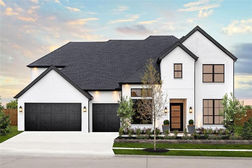 READY NOW!!! Modern, magnificent Toll Brothers model home in highly sought after Lexington community in Frisco.  Stunning Restoration Hardware lighting.  Included Control4 Smart home technology features full home sound system and av equipment to be controlled from smart phone. Furniture and furnishings will convey with home. You will not want to miss this one!