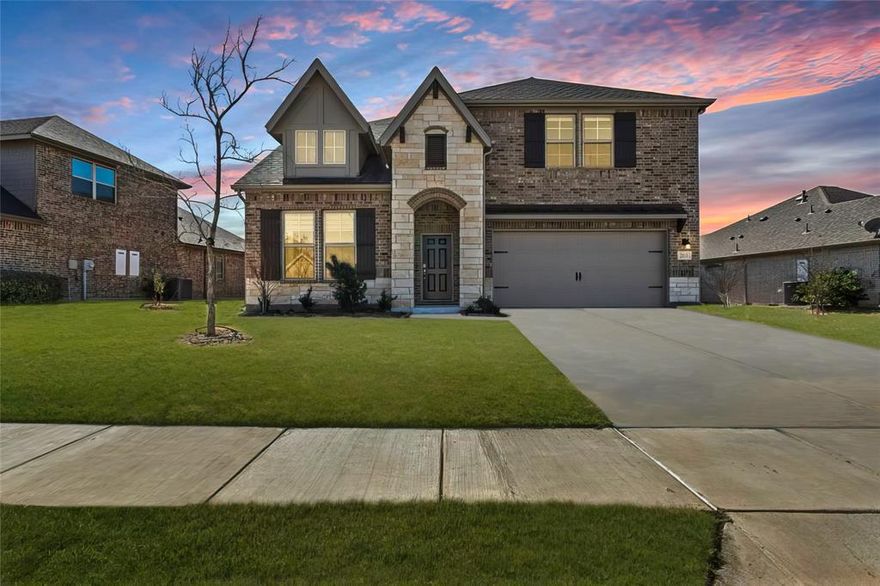 Stunning home with soaring ceilings! Beautiful and barely lived in! You will love this home from the moment you drive up. This home features tall ceilings, with lots of windows and open floor plan.  The home has 2 bedrooms and an office downstairs as well as 2 bedrooms upstairs and extra living space.  The kitchen is an entertainers or chefs dream featuring Quartz countertops, stainless steel appliances, sleek finishing touches with a walk in pantry.  Includes newer stainless steel refrigerator and like new front loading washer and dryer in oversized laundry room.  Includes a mud area and closet storage.   The elegant fireplace finishes out the main living area in style.  The master bedroom suite features a wall of windows, dual sinks, with large walk in closet.  Upstairs is a separate loft area, that overlooks the rest of the home. Owner is offering move in special-deposit of only $1800!