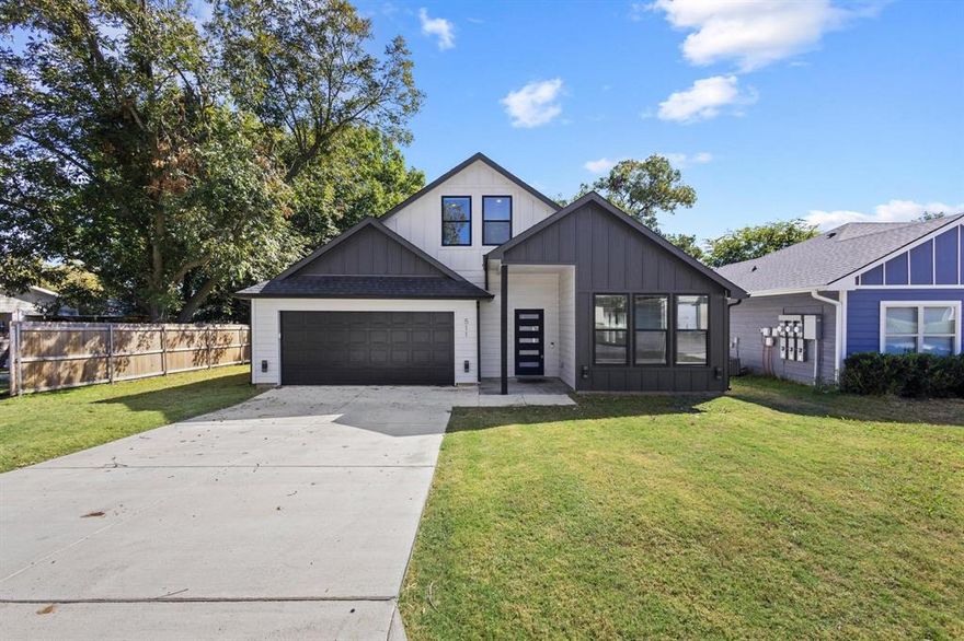 Welcome Home! 511 Maple Street in Howe, Texas combines small-town charm with stylish, modern living. This beautifully updated 3-bedroom, 3-bath home features an open-concept layout that blends comfort and functionality. The spacious living area flows seamlessly into the kitchen and dining spaces, creating the perfect setup for entertaining or enjoying relaxed family time.

The kitchen stands out with its modern finishes, sleek countertops, and updated cabinetry, offering both beauty and practicality. Each bedroom provides generous space and comfort, while all three bathrooms have been tastefully updated with contemporary details.

Upstairs, a bonus family room adds extra flexibility—ideal for a media room, play area, home office, or guest retreat. Every corner of this home feels fresh, bright, and thoughtfully designed for today’s lifestyle.

Perfectly located in the heart of Howe, this home offers a wonderful blend of modern updates, classic comfort, and small-town warmth—making 511 Maple Street an exceptional place to call home.