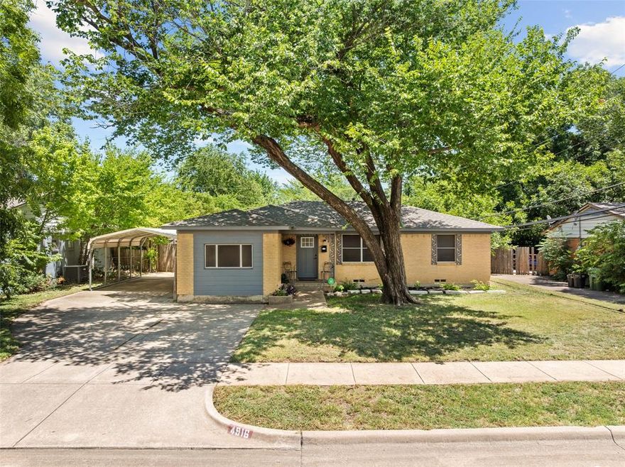 Timeless charm meets modern comfort: An updated classic on a generous lot in the heart of the DFW metroplex!
Nestled in a beautifully established neighborhood that blends tree-lined tranquility with urban convenience, this updated home is a rare gem that celebrates the warmth of its original character while embracing thoughtful, contemporary improvements. Located just minutes from top-rated schools, vibrant shopping districts, and an array of dining destinations, the property offers the ideal balance of seclusion, connection, and lifestyle. 
From the moment you arrive, it's clear this isn't just another house—it’s a place where every detail tells a story. Whether you're stepping onto the expansive lot that offers endless potential for outdoor living or walking across the beautiful original hardwood floors that have witnessed decades of love and laughter, this home invites you to become part of its next chapter. This family home has been updated throughout including a converted garage adding that extra bedroom or the perfect office space. Schedule a showing today, and take a walk through your future home! Please see the virtual tour as well!