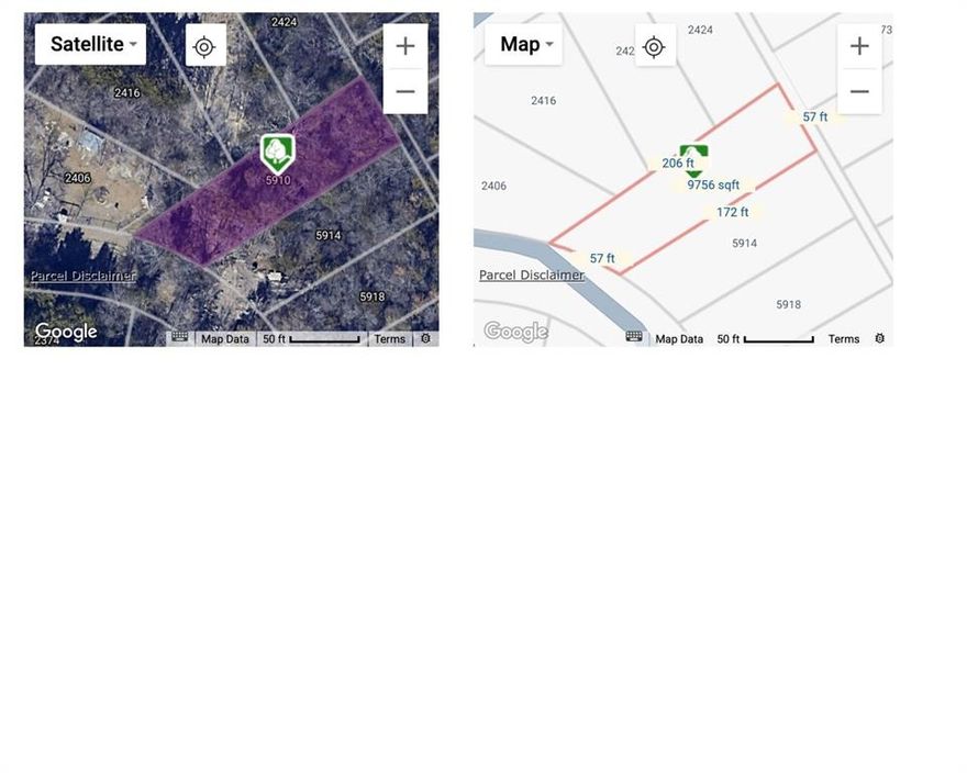 Residential lot, owner financing available.