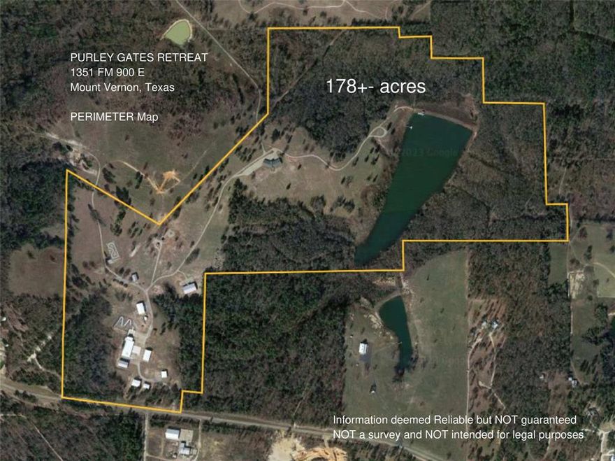 Purley Gates Retreat located in the Piney Woods of NE Texas. Easy access from I-30.  Offers 15 Buildings & 178+- acres. Contents do not stay. Built 2008 additional facilities in 2013. Co-op Water & Electric, 4 deep wells to water grounds. Office bldg has office, kitchen, eating area, living area, 2 bdrm, 2 bath, garage. Meeting Center 2400+-sf, Cafeteria w Dorm 1  15580+- sf.  Recreation Bldg 6000+-sf,  Dorm 2  6000+- sf.  Laundry WD hook ups 600+- sf, Chapel 592+- sf, Gazebo, 3 Crosses on hill. Dorm 3, 8400+- sf,  Lodge All electric,  Great hall, exterior deck, full kitchen, restroom. 3 storage closets. Lodge has 20 cabins 1-1 rooms, shower tub, single sink vanity, closet. 10 additional 1-1 cabins available, 4 are ADA compliant. All cabins AC Heat wall units. 25+- ac private stocked lake, 40x50 swimming pool, covered patio, 400 ft Texas Luge Slide. Go Kart track & bldg. Pavilion over Basketball courts.
