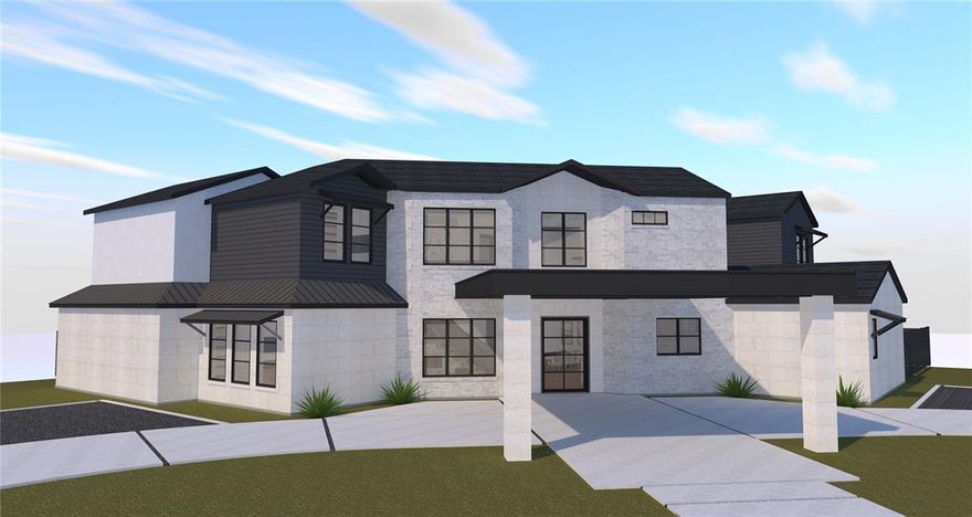 This architectural gem is more than just a home, it’s a place where family and friends can gather together with ease and an abundance of parking space. Built by a local top designer, the most discerning buyer will be captivated by the quality and attention to detail through out. This rare floor plan features the primary and two guest bedrooms down which is ideal for growing families or extended stay guests. A true backyard oasis awaits outside with a pool, fireplace, outdoor kitchen, covered patio & turf. Upstairs, you will find an additional three bedrooms with entertainment space including a wet bar and a large balcony and fireplace for more outdoor enjoyment on the second level. In addition to a stunning, modern staircase, there is an elevator and even a dumb waiter for convenience while entertaining. Tucked in but just minutes away from North Park Mall, Highland Park Village, SMU, Carrell Clinic, Presbyterian Dallas, Southwestern Medical District, and numerous medical offices. Scheduled completion date is July 2025.