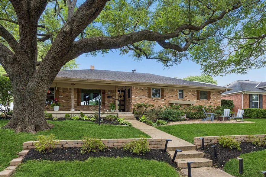 9605 Crestedge Drive sits on a charming street in sought-after Lake Highlands and is zoned to highly acclaimed White Rock Elementary, Lake Highlands Middle School, and Lake Highlands High School. This inviting 4-bedroom, 3-bath home is filled with warmth, charm, and natural light, offering an open and airy layout that feels welcoming from the moment you step inside. The living, dining, and kitchen spaces flow together effortlessly, creating a comfortable setup ideal for both everyday living and entertaining. Thoughtful details throughout give the home a cozy yet elevated feel, while the flexible floor plan offers plenty of room for guests, a home office, or growing families alike. Large windows flood the home with beautiful natural light, making each space feel bright, connected, and functional. The upstairs primary suite is thoughtfully split away from the secondary bedrooms, creating a private retreat complete with a large walk-in closet and an updated spa-like bathroom designed for relaxation. Major updates provide peace of mind, including a recently replaced roof, updated fencing, and a full generator system so you won’t lose power during storms or outages. Outside, the backyard offers plenty of space for relaxing, entertaining, gardening, or play, while the charming front-yard fire pit area creates the perfect cozy gathering spot for evenings with friends and neighbors. Complete with a two-car garage and situated on a wonderful street in one of East Dallas’ most beloved neighborhoods, this home blends comfort, character, and convenience in all the right ways. Sweet, stylish, and truly move-in ready — this Lake Highlands gem is something special.