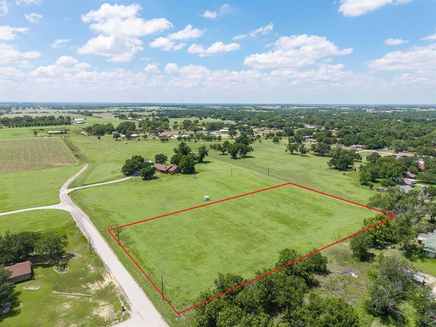 • 
• 
•  2.3 Acres (to be surveyed) ideally located adjacent to the De Leon city limits.  Great location to build a new home close to town!  
• 
• 
• The land is all a lush Coastal Bermuda hay field with fences on 3 sides.
• 
• 
• A power line runs along the county road frontage of this property, so electricity is available. There is also a water line on the county road with Upper Leon River MWD water meters available.
• 
• 
• A rare opportunity to own a choice building lot in an ideal location - property will have light deed restrictions to protect your home and investment!
• 
•
• Give us a call today to schedule a viewing!!!