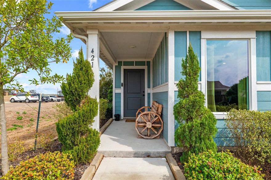 Discover this 2023-built single-story home located in the Ferris Springs community. This 3-bedroom, 2-bathroom residence features a functional open-concept layout that connects the living area, dining space, and kitchen. The primary suite is situated at the rear of the home for added privacy. Enjoy close proximity to local schools, dining, and entertainment options. Buyer and Buyers agent to verify all information.