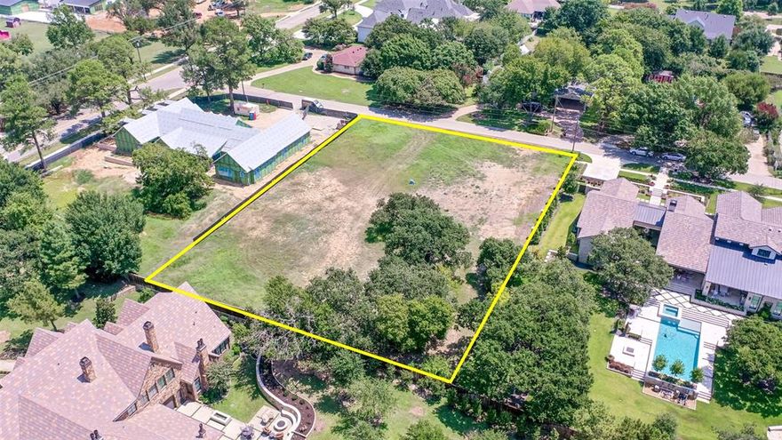 Introducing an exquisite parcel of land nestled in the heart of Colleyville, Texas. This .8751-acre canvas presents a phenomenal opportunity for the discerning buyer to build a luxury residence.  Poised in an exceptional location just off Glade Rd, the property is situated on the highly coveted Bill Simmons Road.  With no HOA to limit your architectural creativity, this expansive, level, and cleared lot is construction-ready today!  Imagine a stately 1-story sprawl or an impressive 2-story estate, as 170 feet of frontage grants ample flexibility for your home's design and footprint. Your future residence will be in good company, surrounded by other luxurious homes that affirm the area's desirability.  Utility-wise, everything is set for a seamless build, with electric, water, sewer, and natural gas lines readily available on the street. Secure this rare piece of Colleyville real estate today as it won't last long!
