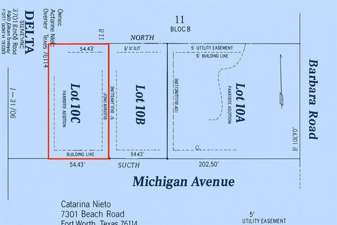 Lot 10C Michigan Avenue Fort Worth TX 76114