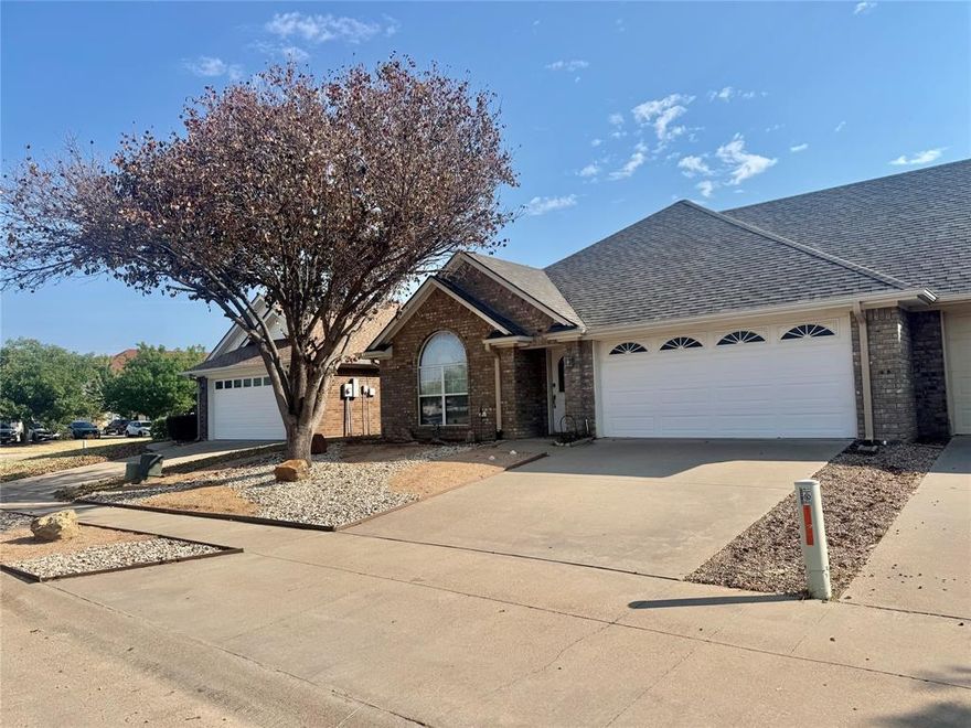 Charming and Affordable duplex in the Heart of Granbury and ready for you to make it home! Well-maintained brick home offering comfort, convenience, and classic charm. Featuring 2 spacious bedrooms, 2 full bathrooms, a dedicated dining room, and a cozy breakfast nook, this home is perfect for both relaxing and entertaining. The attached 2-car garage provides ample storage and parking space. Located in a prime location in the heart of Granbury, you'll enjoy easy access to local shops, dining, and entertainment. Whether you're looking for a personal residence or an investment opportunity, this property checks all the boxes! This property is currently leased through October 2026.